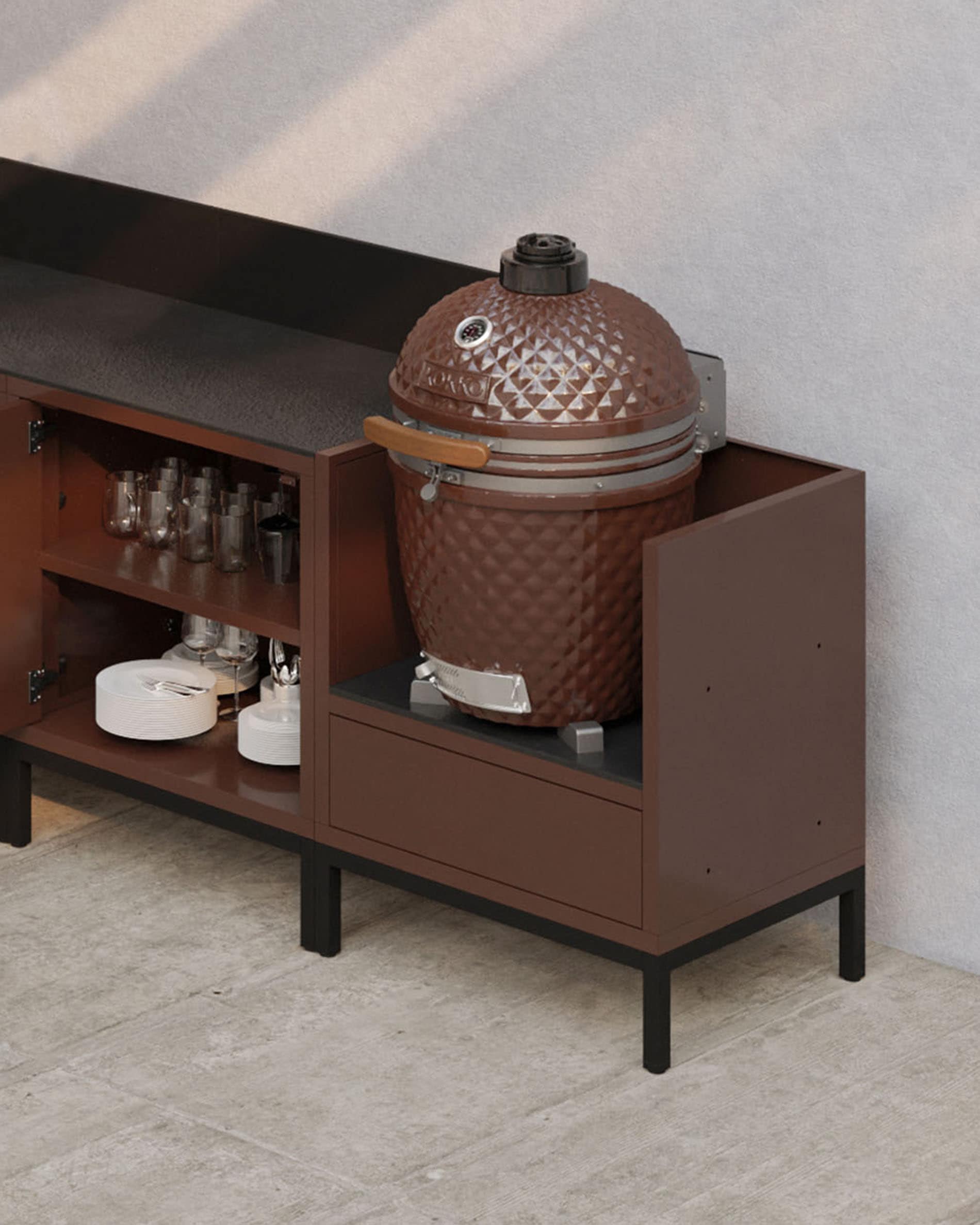 Cuisine d'extérieur PILOTIS - 4 modules avec angle pour Kokko - Image 29