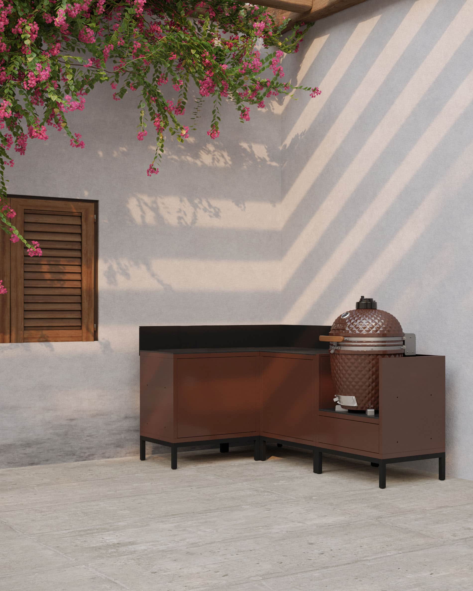 Cuisine d'extérieur PILOTIS - 4 modules avec angle pour Kokko - Image 30