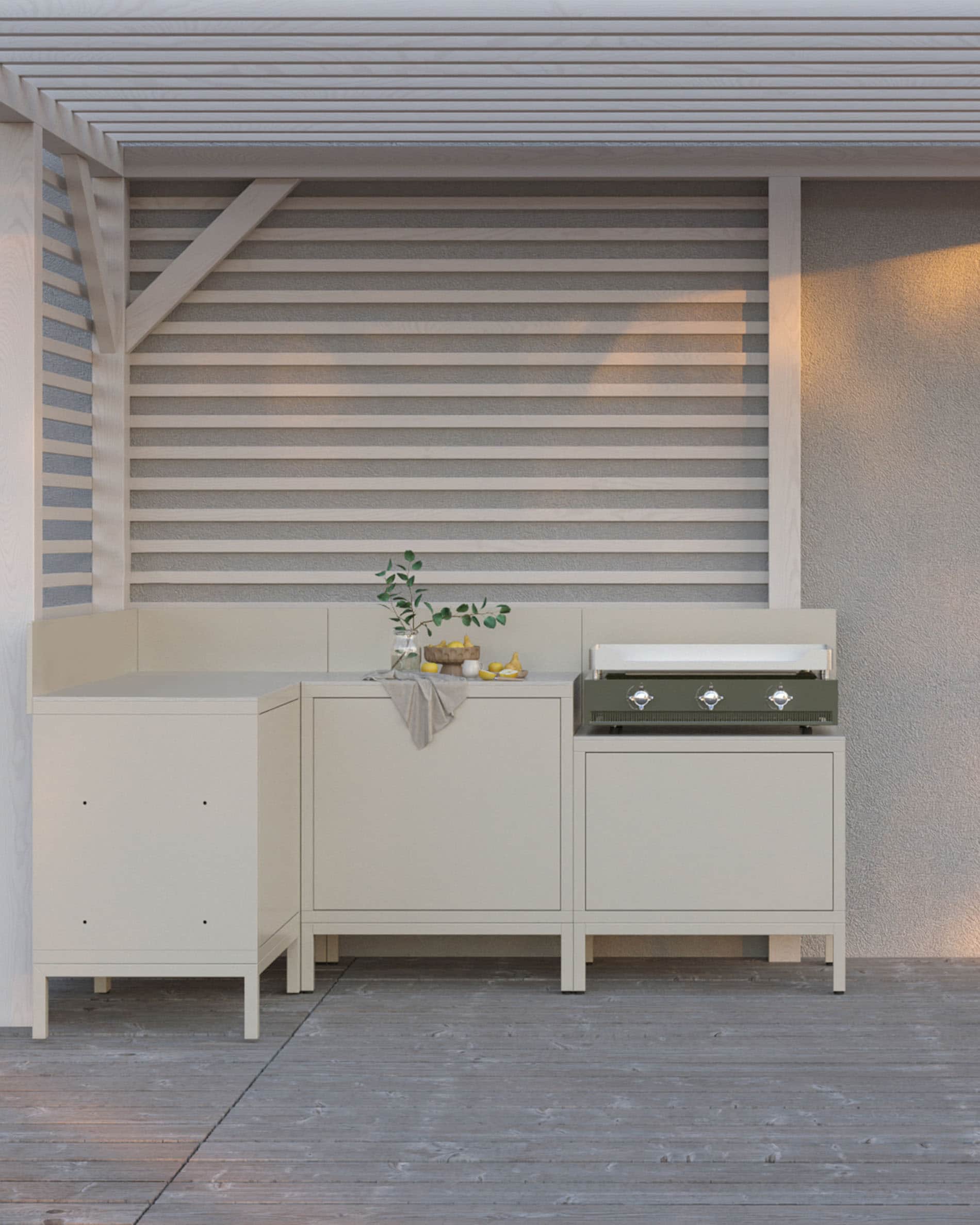 Meuble pour plancha de cuisine d'extérieur PILOTIS - Image 17