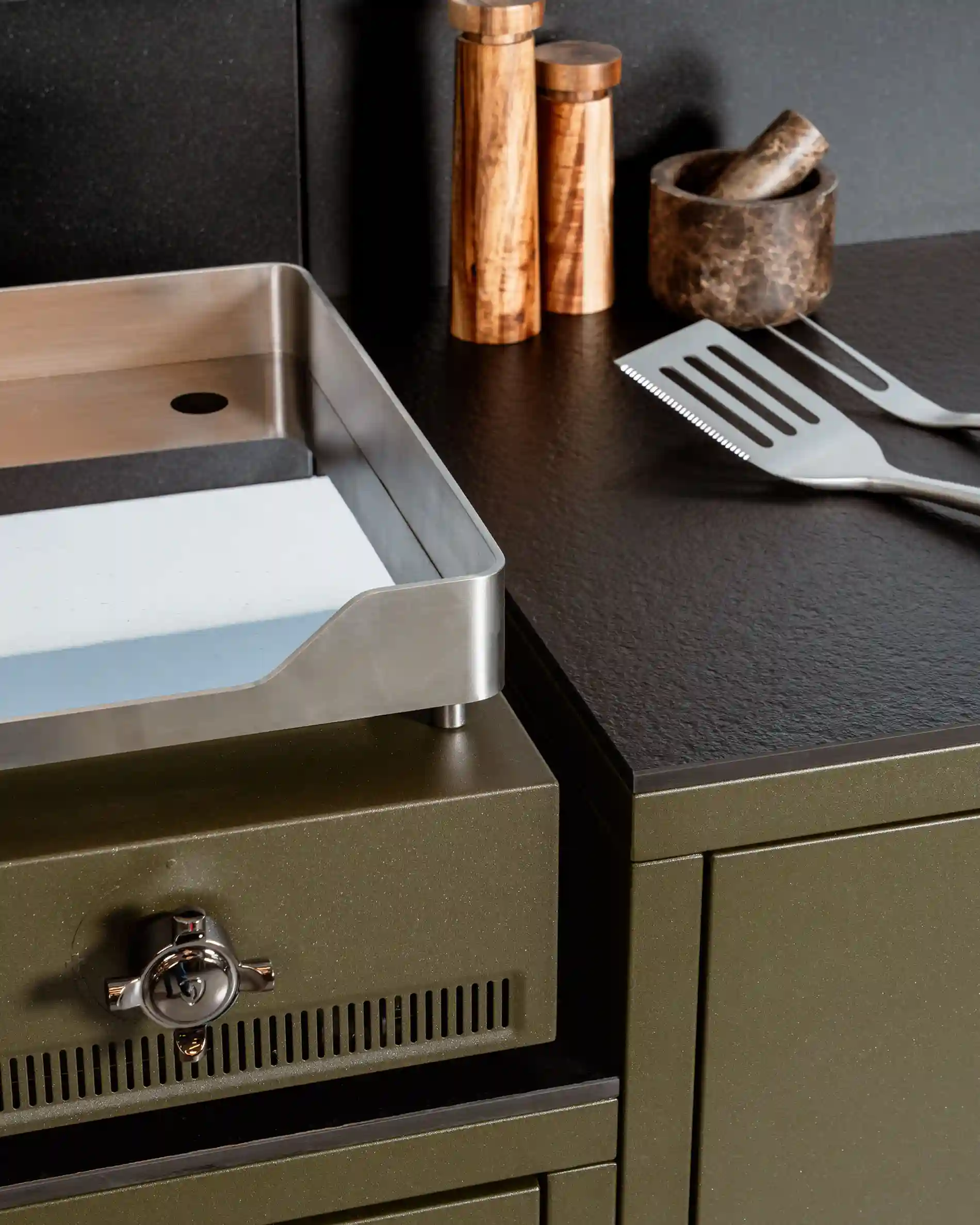 Meuble pour plancha de cuisine d'extérieur PILOTIS - Image 21