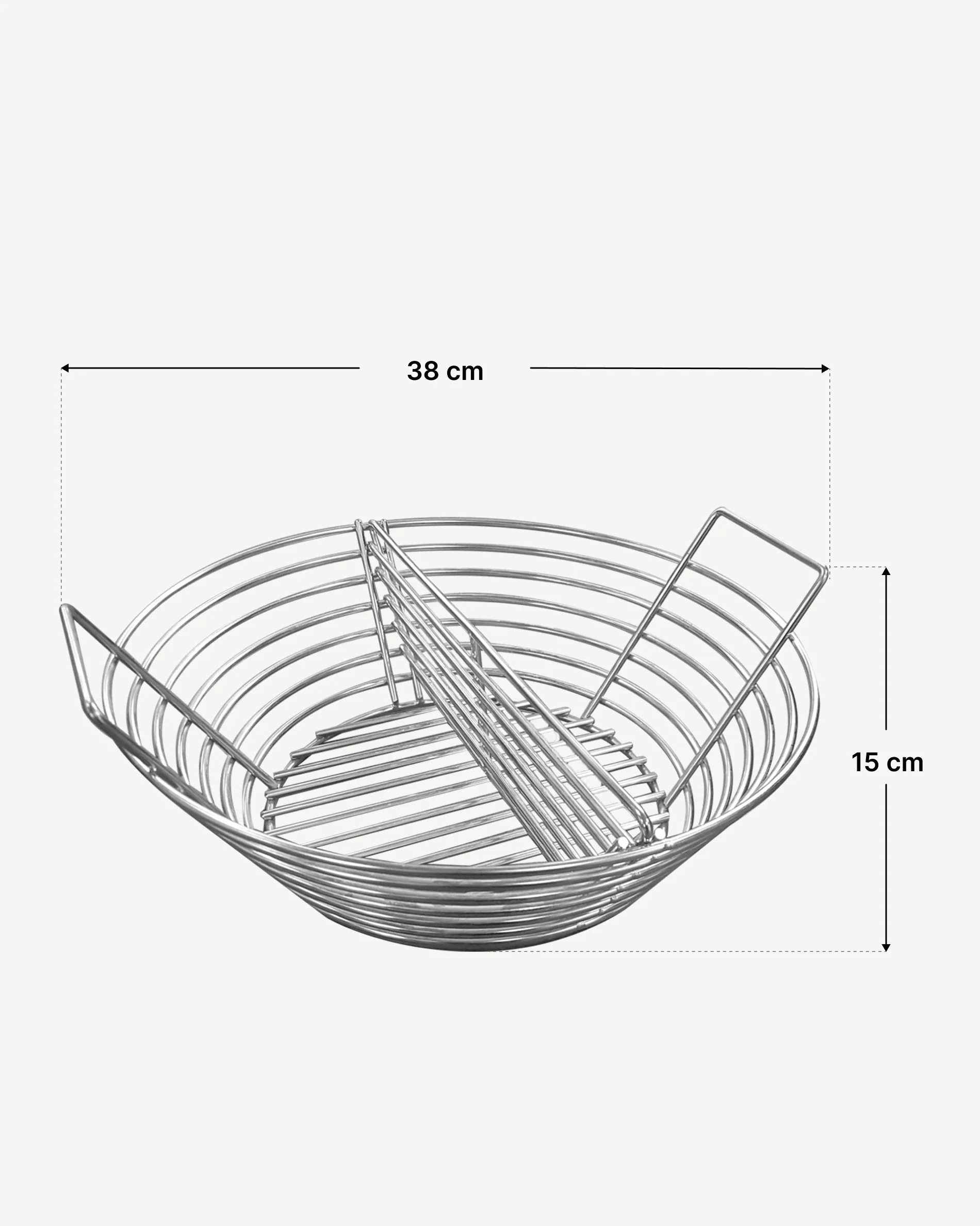 Panier en inox pour charbon - Image 4