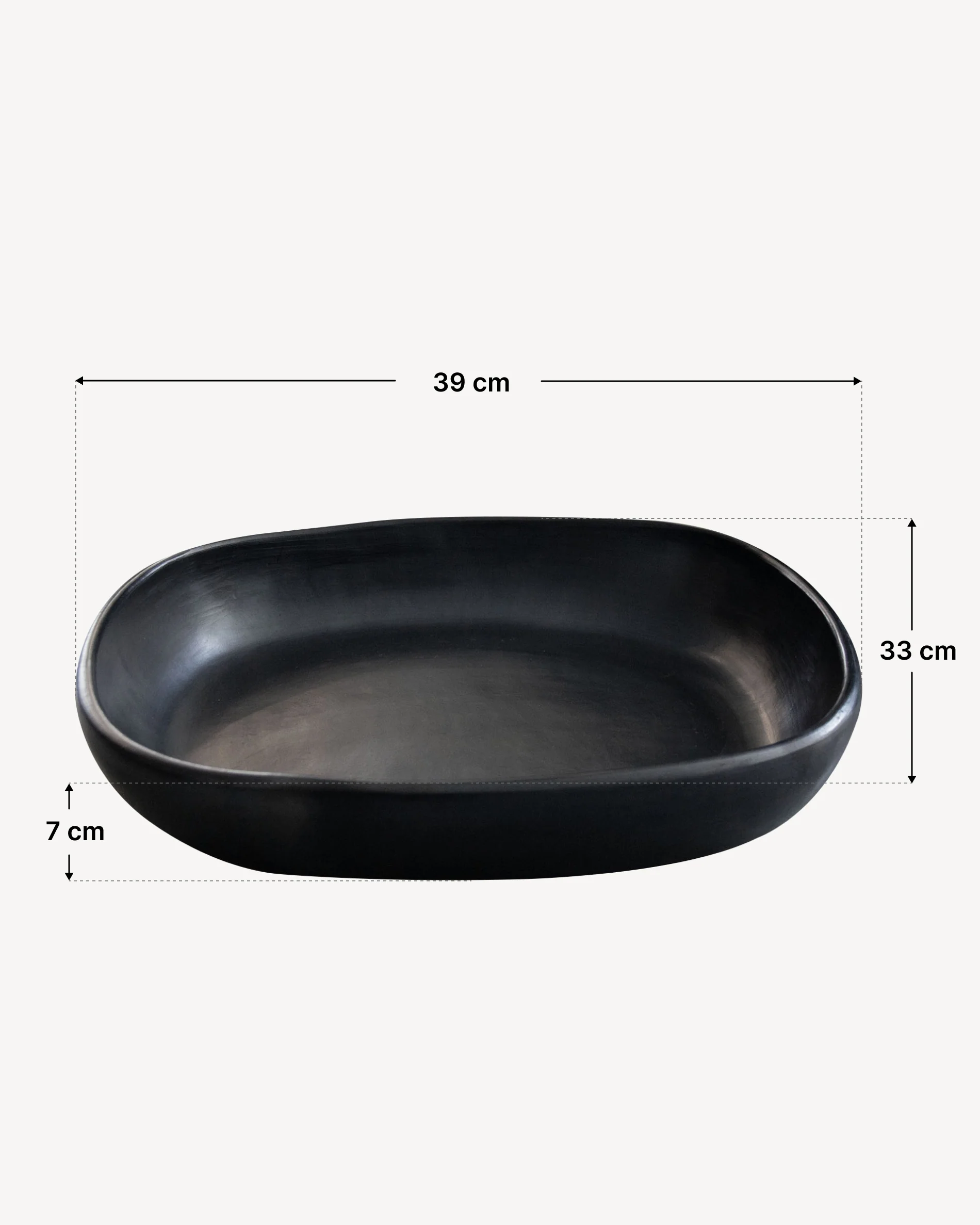 Plat en argile noire Chamba - Image 5