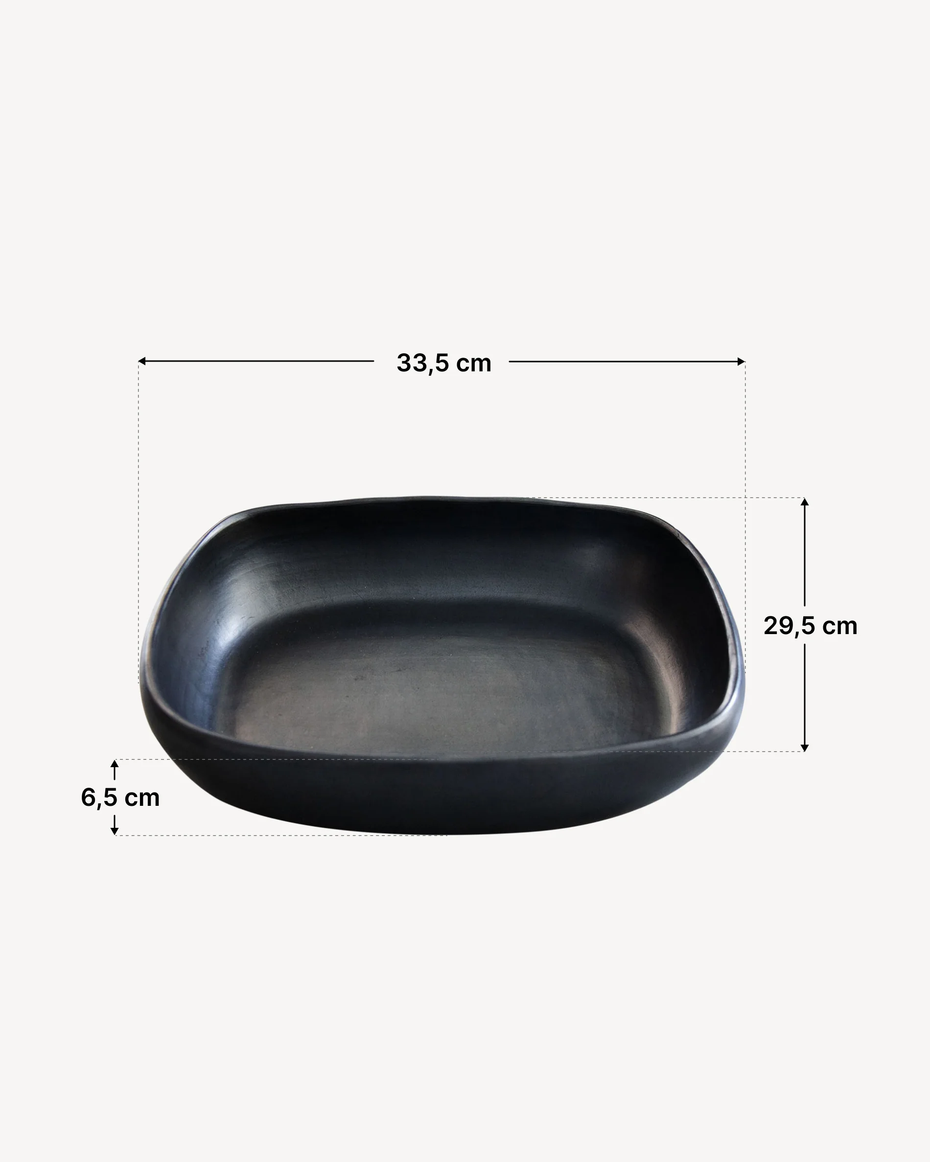 Plat en argile noire Chamba - Image 6